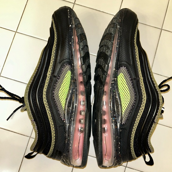 #Exclusive #Nike #AirMax97 #SpongeBob #Size 10 1/2 #NoBox #LikeNew - Picture 8 of 11